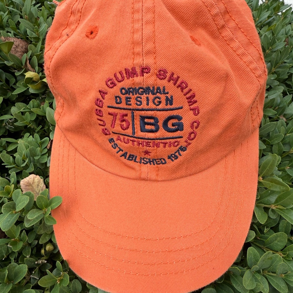 Bubba Gump Shrimp Co. Orange Baseball Cap